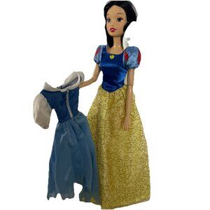 Vintage 90s Disney Princess Snow White Doll Royal Dress Shoes Peasant Rag Outfit